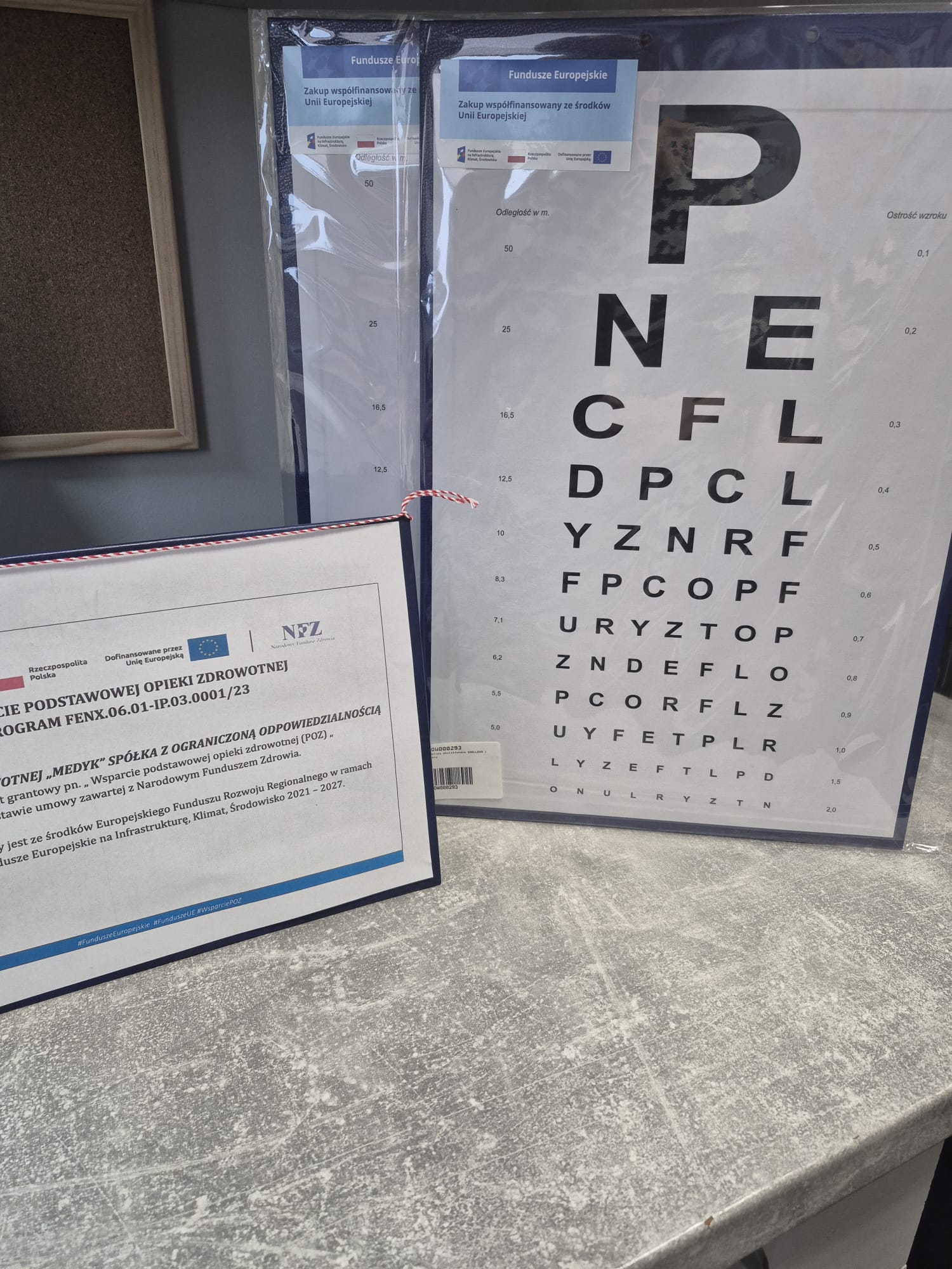 Tablica do badania ostrości wzroku